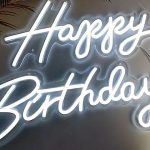Happy Birthday LED Sign