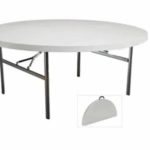 Round Plastic Catering Tables Fold in Half