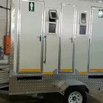 3 Door Mobile Toilet