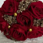 Artificial Rose Bridal Bouquet