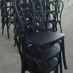 Black Wooden Chairs