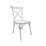 Plastic Cross Back Chairs